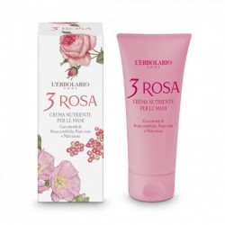 Crema Nutriente per le mani - 75 ml - 3 Rosa - L'Erbolario