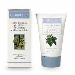 Latte di Pulizia per il Viso al Cetriolo e all'Amamelide - 125 ml - Puramente Speciale - L'Erbolario