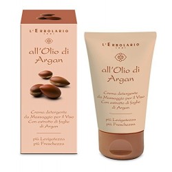 Olio Argan Crema Detergente Massaggio Viso – 125 ml - L'Erbolario