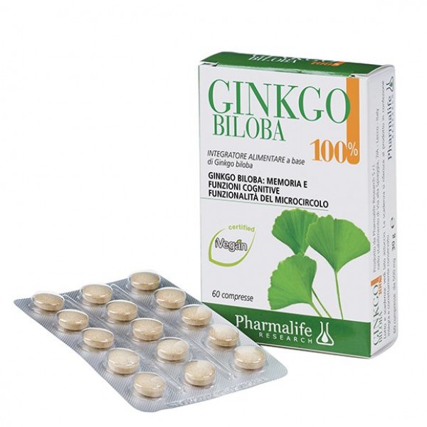 Ginkgo Biloba 100% da 60 Cpr